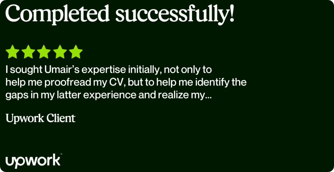 Professional CV writing top rated service5 1